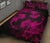 Hawaii Head Hammer Shark Hibiscus Pink Quilt Bed Set - Polynesian Pride