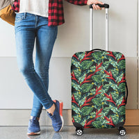 Tropical Monstera Leaf Green Mix Luggage Cover - Polynesian Pride