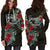 Marquesas Islands Hoodie Dress - Marquesas Islands Tiki Face Hibiscus - Polynesian Pride