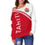 Tahiti Women's Off Shoulder Sweater - Curve Version - Polynesian Pride