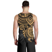 Guam Polynesian Men's Tank - Golden Turtle - Polynesian Pride