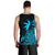 Guam Coconut Tree Men's Tank Top Blue K4 - Polynesian Pride