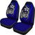 Kosrae Micronesian Car Seat Covers Blue - Turtle With Hook - Polynesian Pride