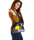 Palau Shoulder Handbag - Turtle Plumeria Banana Leaf - Polynesian Pride