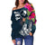 YAP Women's Off Shoulder Sweater - YAP Summer Vibes - Polynesian Pride