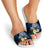 Northern Mariana Islands Polynesian Slide Sandals - Turtle With Plumeria Flowers - Polynesian Pride