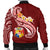 Tonga Personalised Men's Bomber Jacket - Tonga Coat Of Arms With Polynesian Patterns - Polynesian Pride