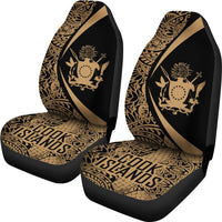 Cook Islands Polynesian Car Seat Cover - Circle Style 06 - Polynesian Pride