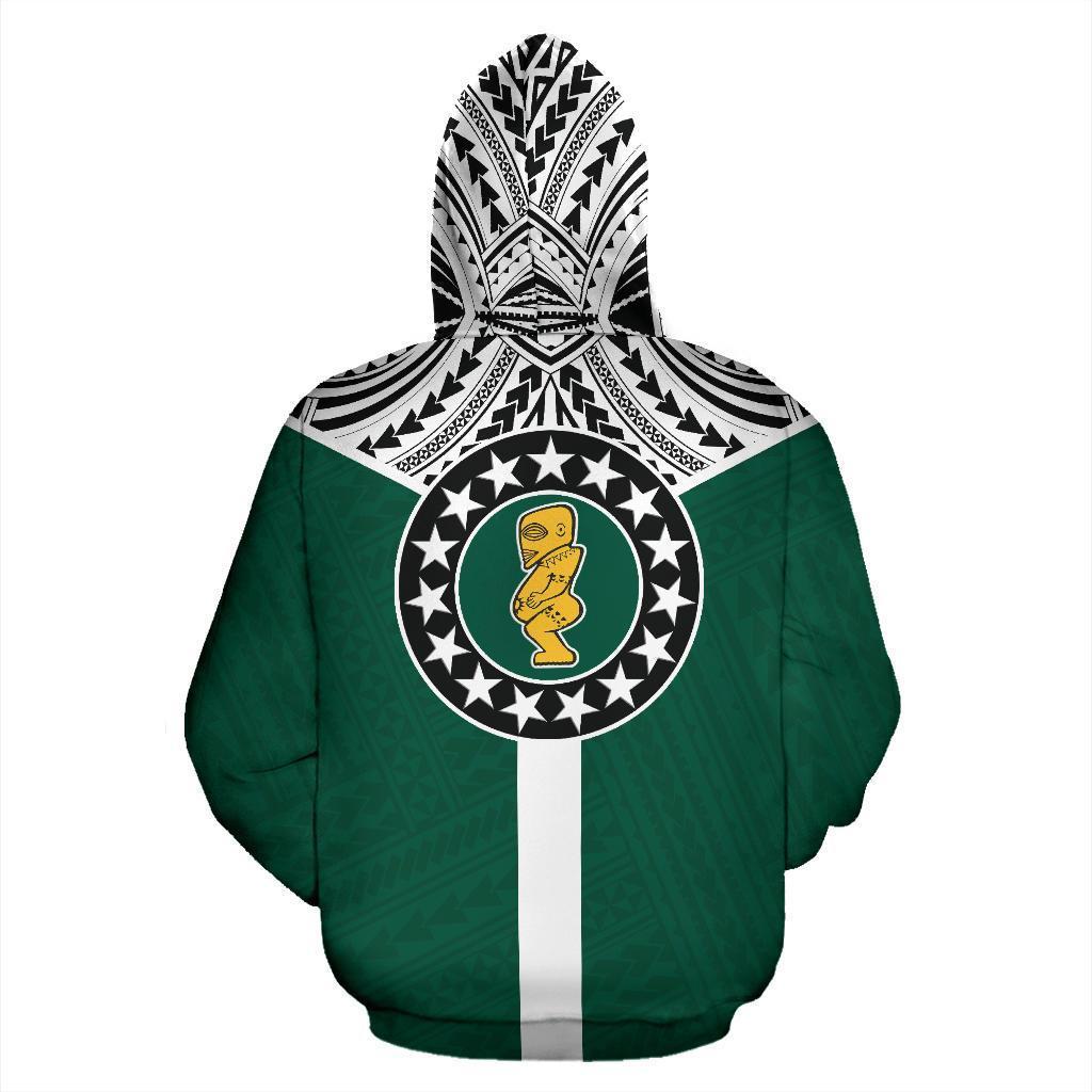 Cook Islands Rising Zip Hoodie - Polynesian Pride