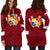 Tonga Hoodie Dress - Tonga Flag Coat Of Arms Special - Polynesian Pride