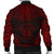 Niue Polynesian Chief Men's Bomber Jacket - Red Version - Polynesian Pride