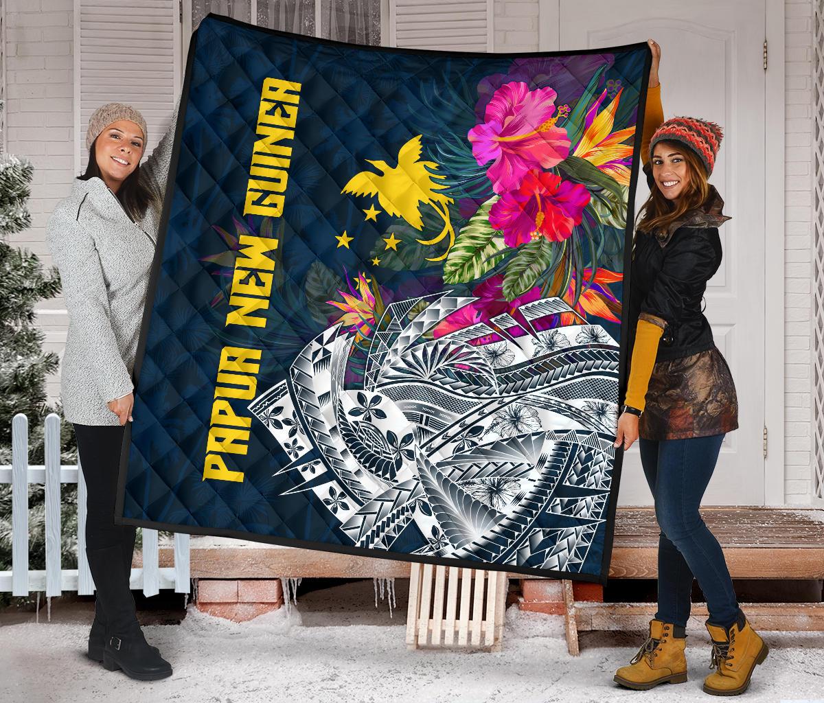 Papua New Guinea Premium Quilt - Summer Vibes - Polynesian Pride