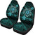 Hawaii Mix Polynesian Turtle Plumeria Car Seat Covers - AH - Nick Style - Turquoise - Polynesian Pride