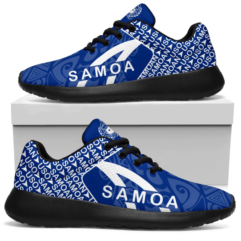 Samoa Sporty Sneakers - Transit Blue Style - Polynesian Pride