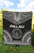 Palau Premium Quilt - Palau Seal Polynesian Chief Black Version - Polynesian Pride