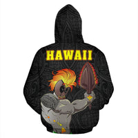 Hawaii Weapons Kanaka Warrior Hoodie - Polynesian Pride