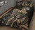 Maori Tattoo With Map New Zealand Quilt Bed Set - Polynesian Pride