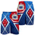 Samoa Men's Shorts - Samoa Flag with Polynesian Patterns - Polynesian Pride