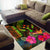 Kosrae Polynesian Personalised Area Rug - Hibiscus and Banana Leaves - Polynesian Pride