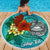 American Samoa Beach Blanket - Custom Personalised Tropical Flowers Style - Polynesian Pride