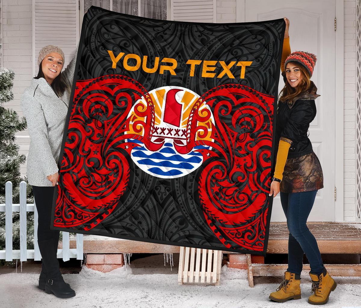 Tahiti Polynesian Custom Personalised Premium Quilt - Tahitians Spirit - Polynesian Pride