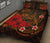 Polynesian Hawaii Quilt Bed Set - Humpback Whale with Hibiscus (Golden) - Polynesian Pride