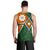 Marshall Islands Men's Tank Top - Kwajalein Atoll Marshall Islands Flag with Polynesian Patterns - Polynesian Pride