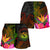 Polynesian Hawaii Polynesian Women's Shorts - Hibiscus and Banana Leaves - Polynesian Pride