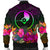 YAP Men's Bomber Jacket - Summer Hibiscus - Polynesian Pride