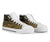 Kosrae State High Top Shoes - Gold Color Symmetry Style - Polynesian Pride