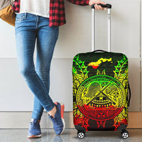 American Samoa Polynesian Luggage Covers Map Reggae - Polynesian Pride