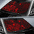 Yap Auto Sun Shades Turtle Hibiscus Red - Polynesian Pride