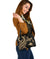 Papua New Guinea Shoulder Handbag - Gold Tentacle Turtle - Polynesian Pride