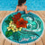 Nauru Beach Blanket - Custom Personalised Tropical Flowers Style - Polynesian Pride