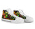 Tonga Polynesian High Top Shoes - Reggae Plumeria - Polynesian Pride