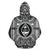 Guam ll Over Hoodie Guam Coat of rms Polynesian White Black - Polynesian Pride