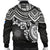 Marshall Islands Polynesian Bomber Jacket (Men) - White Turtle - Polynesian Pride