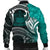 Samoa Custom Personalised Men's Bomber Jacket - Samoa Seal Wave Style (Green) - Polynesian Pride