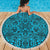 Polynesian Beach Blanket Grown Blue White - Polynesian Pride