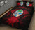 Guam Polynesian Quilt Bed Set Hibiscus Red - Polynesian Pride