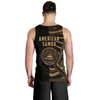 American Samoa Men'S Tank Top - Half Style - Polynesian Pride