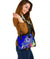 FSM Shoulder Handbag - Turtle Plumeria (Blue) - Polynesian Pride