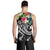 YAP Polynesian Men's Tank Top- Summer Plumeria (Black) - Polynesian Pride