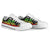 American Samoa Low Top Shoes - Reggae Tentacle Turtle - Polynesian Pride