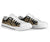 American Samoa Low Top Shoes - Gold Tentacle Turtle - Polynesian Pride