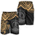 Vanuatu Polynesian Shorts (Men) - Gold Turtle - Polynesian Pride