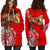 Tonga Women's Hoodie Dress - Polynesian Palm Tree Flag - Polynesian Pride