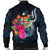 Fiji Polynesian Men's Bomber Jacket - Tropical Flower - Polynesian Pride