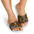Cook Islands Custom Personalised Slide Sandals - Polynesian Boar Tusk - Polynesian Pride
