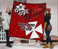 Wallis and Futuna Rugby Premium Quilt Sporty Vibes - Polynesian Pride